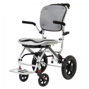 Airline Travel Compact Manual Wheelchair Lightweight Travelling Folding transport wheelchair for Elderly