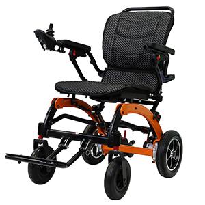 Ergonomic foldable electric outdoor wheelchair aluminum lightweight power wheelchair outdoor airline wheelchair