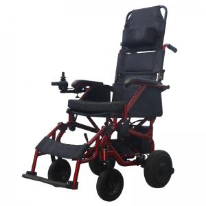 High-backrest Power Wheelchairs  Foldable Lightweight And High-Bearing electric wheelchair Disabled elderly wheelchair