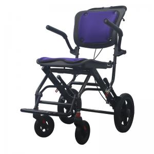 Lightweight manual travel wheelchair portable folding hand push adult disabled elderly home user outside wheelchair