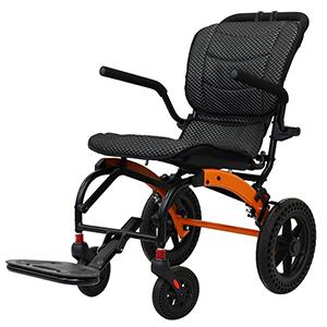 Ergonomic Travel Compact Manual Wheelchair Lightweight Travelling Folding transport wheelchair Aluminum alloy 